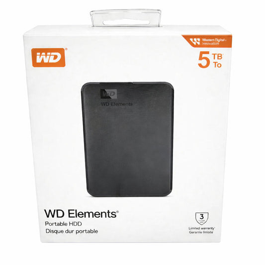 Disco duro externo Western Digital Elements 5TB Disco EXTERNO HDD WD Elements Portable PLAYSTATION PS