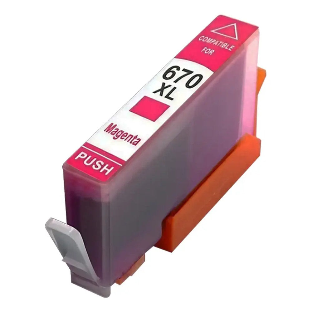 Cartucho HP 670 670XL TINTA HP 670 670XL compatible 3525 4615 4625 5525 6526 INDIVIDUAL