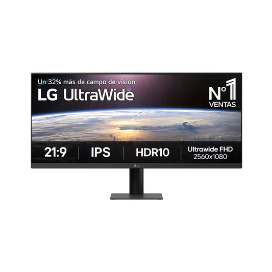 Monitor LG 34U511A 34' IPS 2K 2560 x 1080 UltraWide HDR 400 100HZ Monitor LG 34U511A-B Monitor GAMER