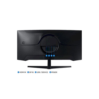 MONITOR SAMSUNG ODYSSEY CURVO G5 34' G55T UWQHD 1MS 165HZ HDR10 FREESYNC SUPER ARENA GAMING UX LC34G55TWWNXZA