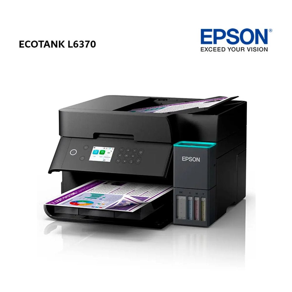 Impresora Multifuncional Epson L6370 DUPLEX A4 WIFI LAN ADF IMPRESORA L6370 ECOTANK L6370