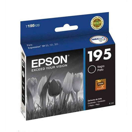 CARTUCHO EPSON 195 EPSON PARA XP20 XP101 201 204 XP-211 214 401 411 - T195120