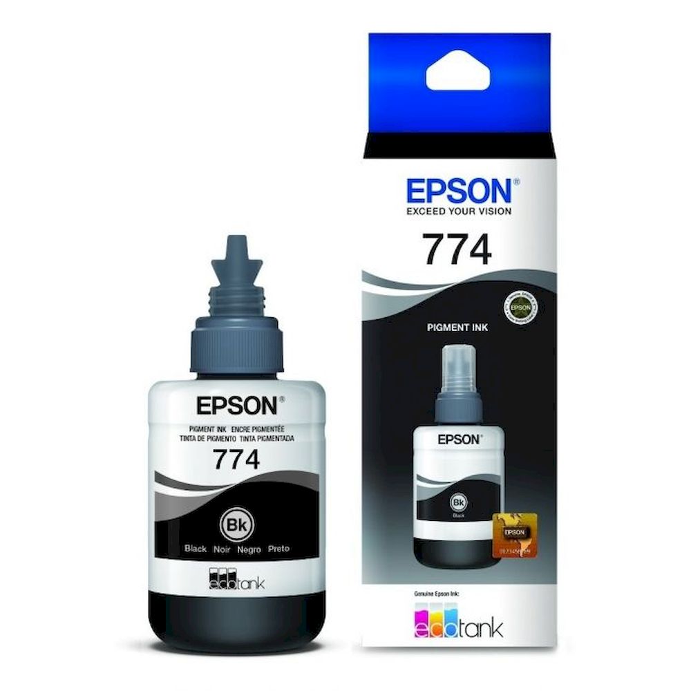 Tinta Epson T774 ORIGINAL 140ml L1455 L656 L655 L606 Negro