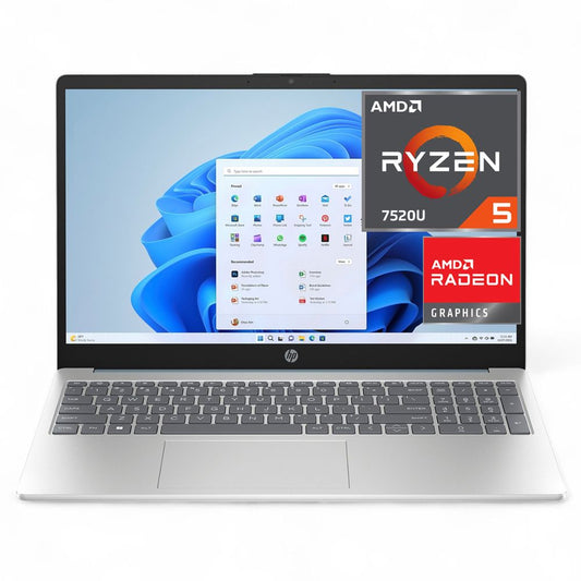 LAPTOP HP 15-fc0256la RYZEN 5 7520U 16GB DDR5 512GB SSD AMD RADEON GRAPHICS WINDOWS 11 PRO