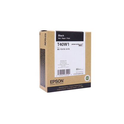 Cartucho Epson NEGRO T40W T40W1 T40W120 PARA SC SURECOLOR T3170M T5170M