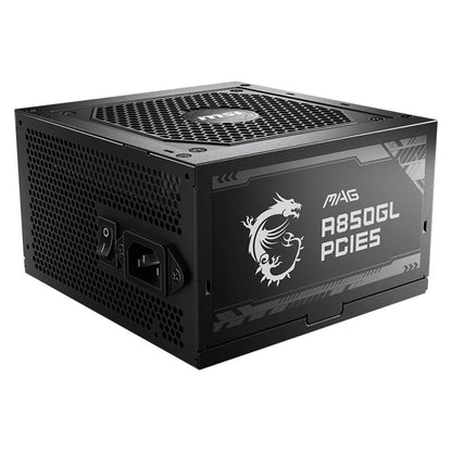 Fuente de poder MSI GAMER A850GL ATX 850W 240VAC 80 Plus ORO