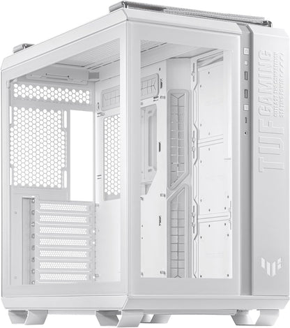 CASE TUF GAMING GT502 BLANCO ATX USB 3 FILTRA POLVO SIN FUENTE