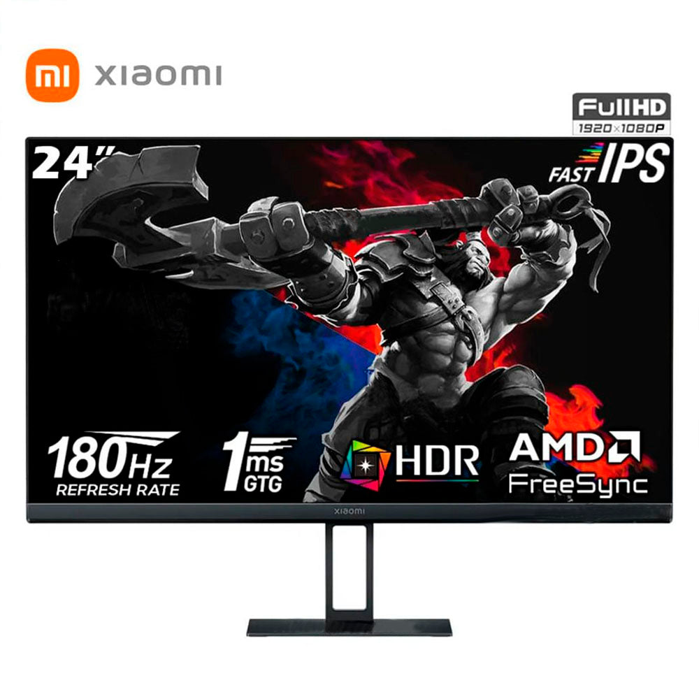 MONITOR XIAOMI GAMER 23.8' G24I FULL HD IPS 1MS 180HZ HDMI DP (P24FCA-RGGL)