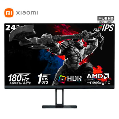 MONITOR XIAOMI GAMER 23.8' G24I FULL HD IPS 1MS 180HZ HDMI DP (P24FCA-RGGL)