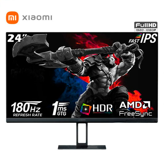 MONITOR XIAOMI GAMER 23.8' G24I FULL HD IPS 1MS 180HZ HDMI DP (P24FCA-RGGL)