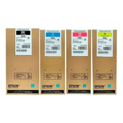 PACK TINTAS NEGRO R04X R04L EPSON WF-C5210 WF-C5290 WF-C5710 WF-C5790