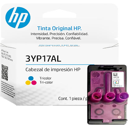 CABEZAL HP 3YP17AL TRICOLOR PARA IMPRESORA HP 660, 670, 700, 6000, 7000, 7300, 7600