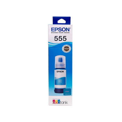 Tinta EPSON T555 CIAN AZUL L8160 L8180 ORIGINAL T555220-AL