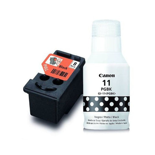 PACK CABEZAL CANON BH-10 NEGRO + TINTA GI-11BK