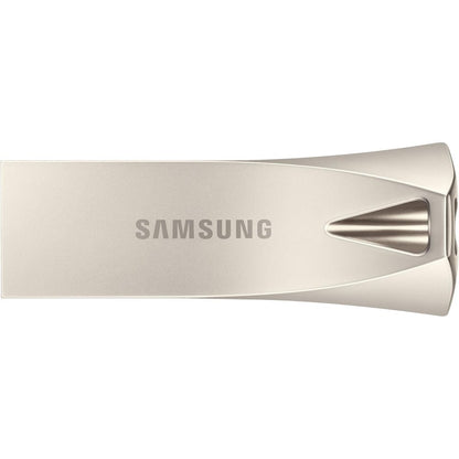 USB SAMSUNG 3.2 GEN1 512GB HASTA 400 mb/s BAR PLUS PLATEADO FINO (PN MUF-512BE3/AM)