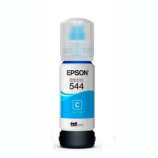 BOLSA Botella tinta EPSON T544 T544220 544 azul cian serie L 100% original