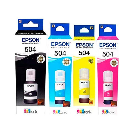 Tinta Epson T504 504 Original X 4 Unidades L4150 L4160 L4260 L6171 L6270 L6191 L14150