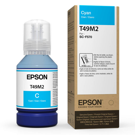 Botella de Tinta Epson CIAN T49M T49M2 SC F570 Sub F571 F170 (PN T49m220)