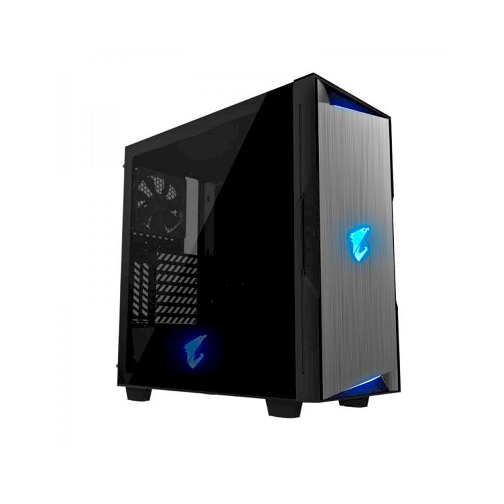 Case GIGABYTE AORUS C300 GLASS RGB USB 3.0 TAPA VIDRIO SIN FUENTE MID TOWER ATX / CASE AC300G GB-AC300G
