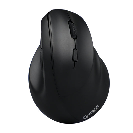 MOUSE TEROS GAMER TE-5169N NEGRO ERGONOMICO 2.4GHz 2400 6BTN SILENCIOSO