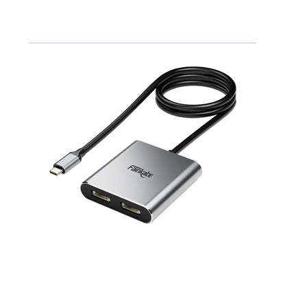 Adaptador USB C a DISPLAYPORT dual USB C A 2 DISPLAYPORT PC MAC IPAD