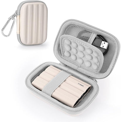 FUNDA YINKE BLANCO PARA DISCO DURO EXTERNO T7, T7 SHIELD, TOUCH PORTATIL BLANCO
