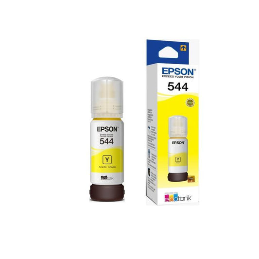 Botella tinta EPSON T544 T544120 544 AMARILLA 100% Original