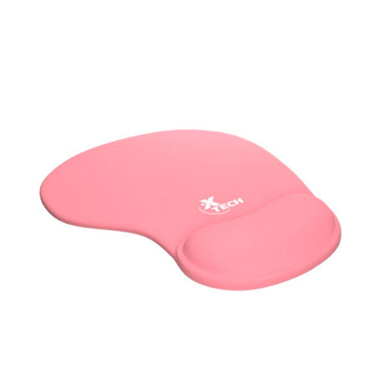 MOUSE PAD ERGONOMICO XTECH XTA530 ROSA, CON MUÑEQUERA