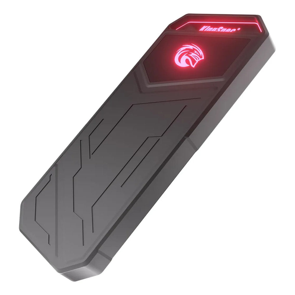 DISCO SSD KINGSPEC Z5 2TB EXTERNO CONEXION TIPO C 2100MBS CON LUZ LED