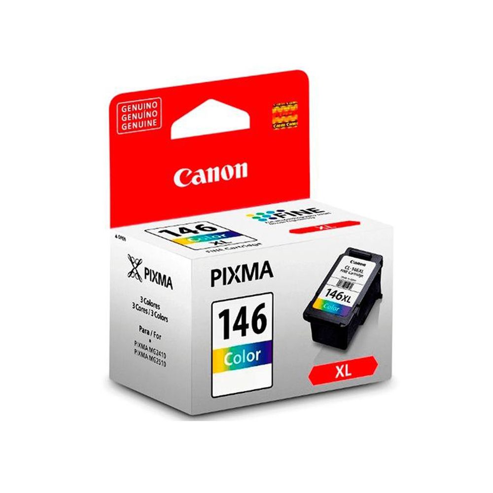 Cartucho CANON CL-146XL MULTICOLOR  IP2810 MG2410 MG2510 MG3010 TS3110&nbsp;