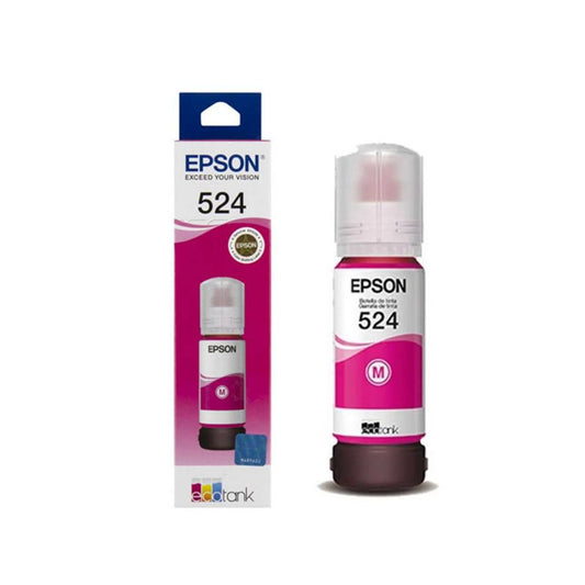 Botella Tinta Epson MAGENTA T524 524 L6580 L15150 L15160 70ML