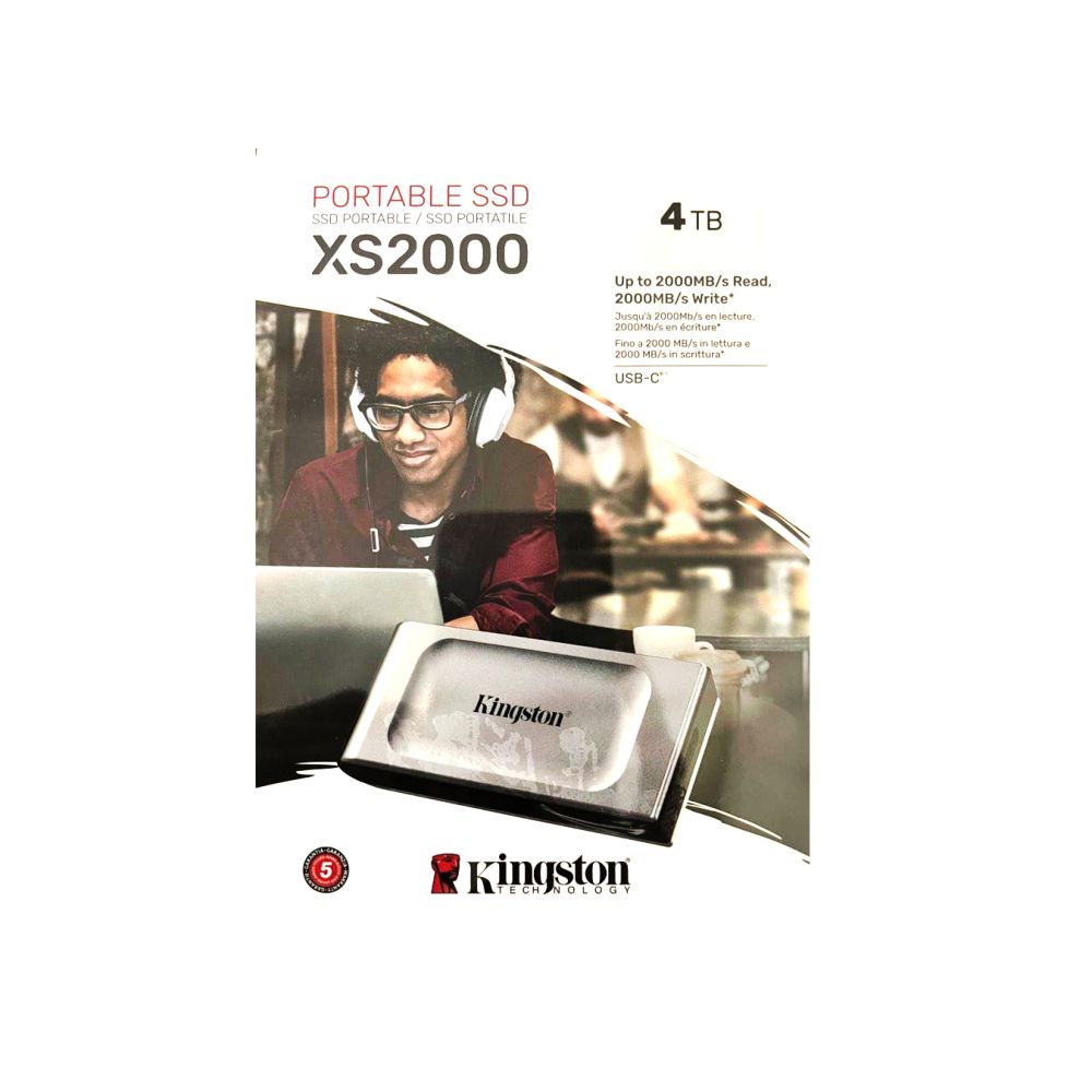 Disco externo SSD KINGSTON XS2000 4TB 3.2 TIPO C 2000MB/S