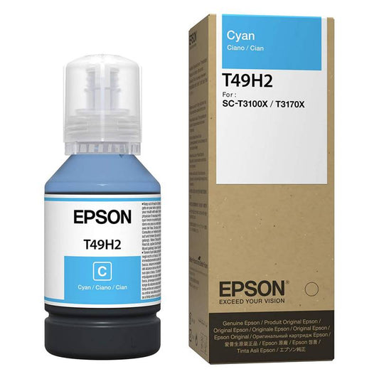 Botella de Tinta Epson CIAN T49H T49H2 surecolor SC-T3100X sc-T3170X