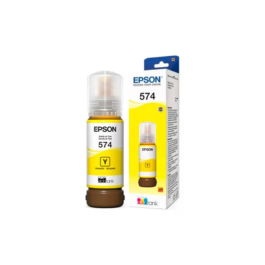 Tinta Epson AMARILLO T574 574 T574420-AL EcoTank L8050 L18050 70ML