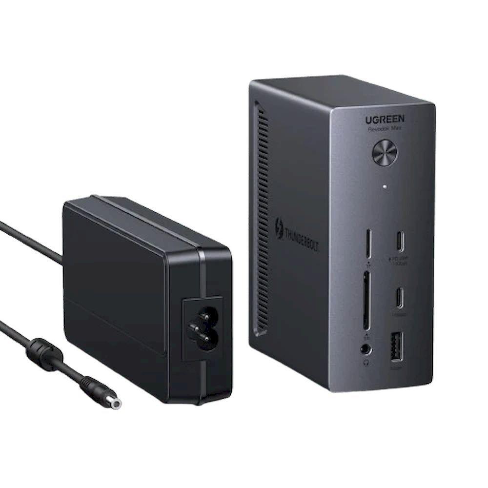 DOCKING MULTIPUERTO 13 EN 1 UGREEN 75237F DOCKING STATION DP RJ45 USB USB-C AUDIO