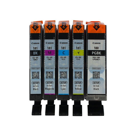 TINTA Canon PGI-180 CLI-181 180 181 X 5 UNIDAD