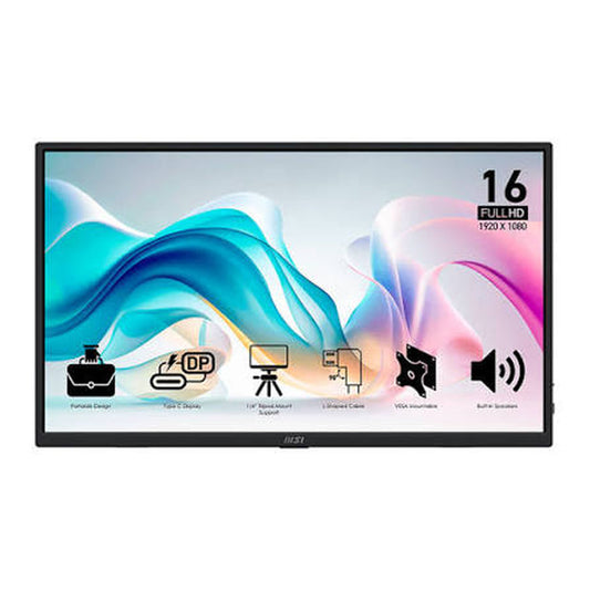 MONITOR PORTATIL MP165 15.6' USB-C CON ALTAVOCES INCORPORADOS PARA PC MAC PS5 PS4 XBOX MOVIL