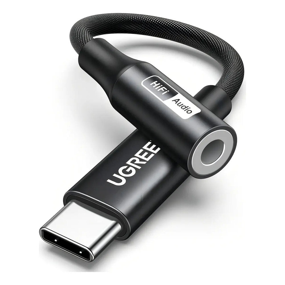 ADAPTADOR DE AUDIO UGREEN USB-C A 3.5mm JACK. ALTA RESOLUCIÓN