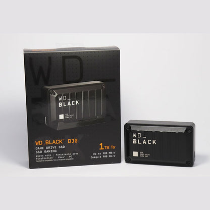 DISCO PORTABLE SSD WESTERN DIGITAL GAMING WD_BLACK D30 1TB PS5 PS4 XBOX PC USB-C
