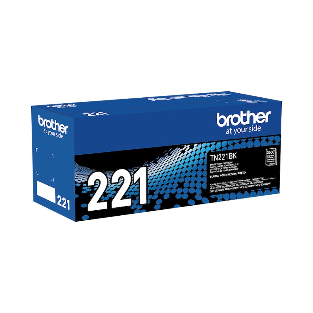 TONER BROTHER NEGRO TN-221BK 221 2500 PAGS 3140CW 3170CDW 3180CDW 9130CW 9330CDW 9340CDW