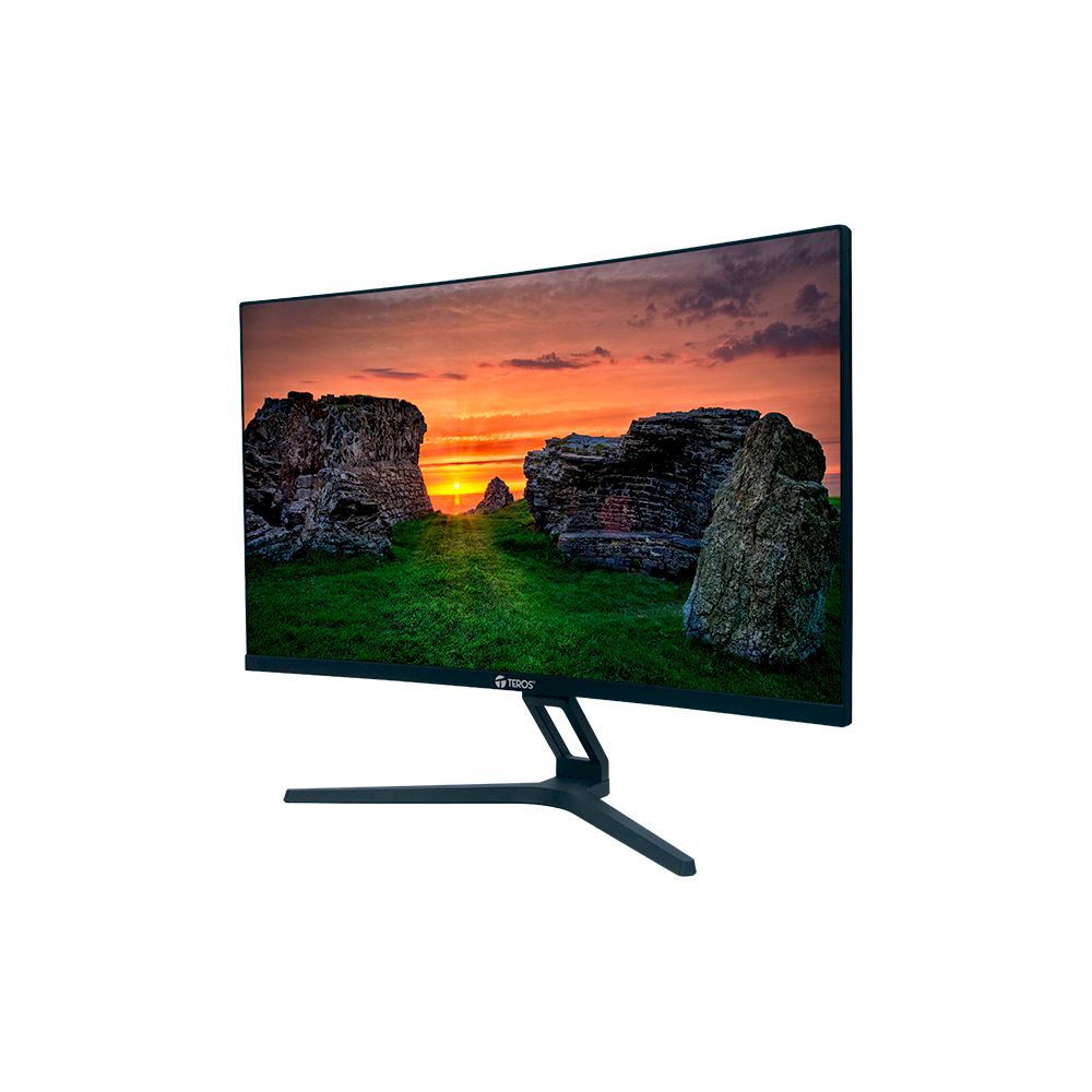 Monitor Curvo Teros TE-2734S 27' 144Hz 1MS FULL HD HDMI DP FREESYNC PARLANTES Monitor GAMER Teros