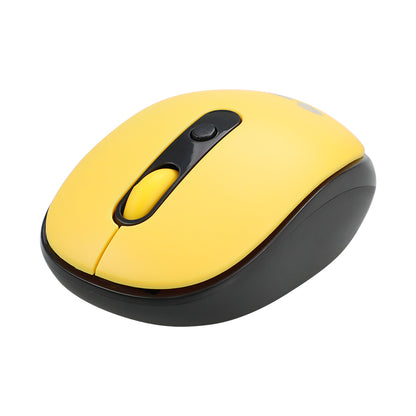 Mouse inalambrico Teros TE5075Y NEGRO AMARILLO 1600dpi USB