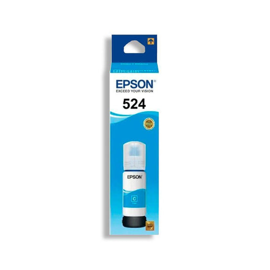 Botella Tinta Epson CYAN T524 524 L6580 L15150 L15160