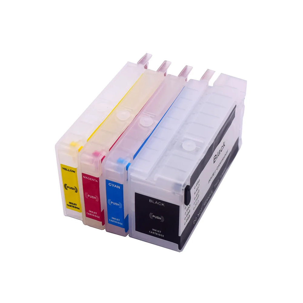 Cartucho 711XL RECARGABLES IMPRESORA Designjet T120 T520 80ml 38ml X 4 Unidad