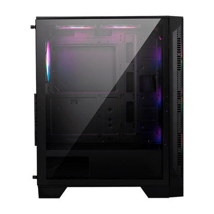 Case MSI GAMER MAG FORGE 120A AIRFLOW NEGRO ATX ARGB FILTRO 6 VENTILADORES - 7 RANURAS LED S/F