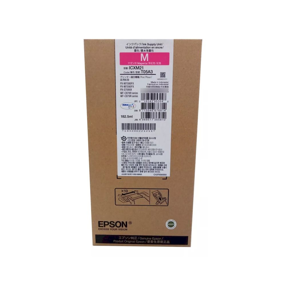 Cartucho Epson T05A MAGENTA WF-C878R / C879R 20000 PAGINAS BOLSA TINTA T05A300