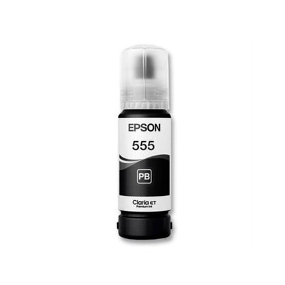 Tinta EPSON T555 NEGRO L L8160 L8180 ORIGINAL T555120-AL