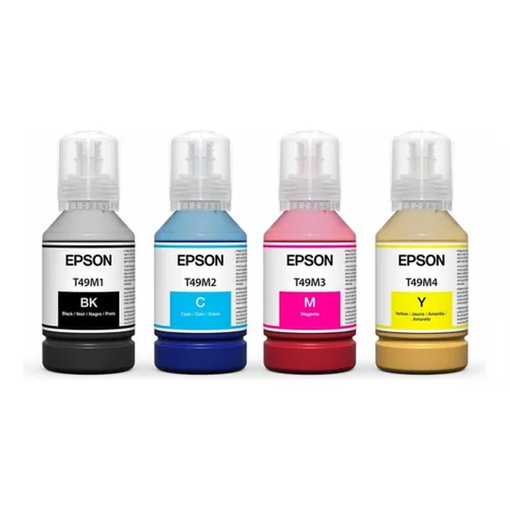 Pack Tinta X4 Epson Sublimación T49M Original Para SureColor F170 F570