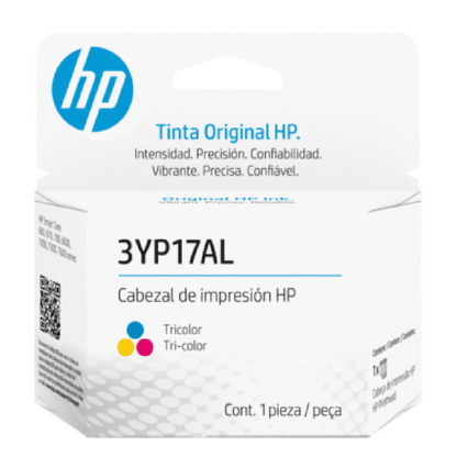 CABEZAL HP 3YP17AL TRICOLOR PARA IMPRESORA HP 660, 670, 700, 6000, 7000, 7300, 7600