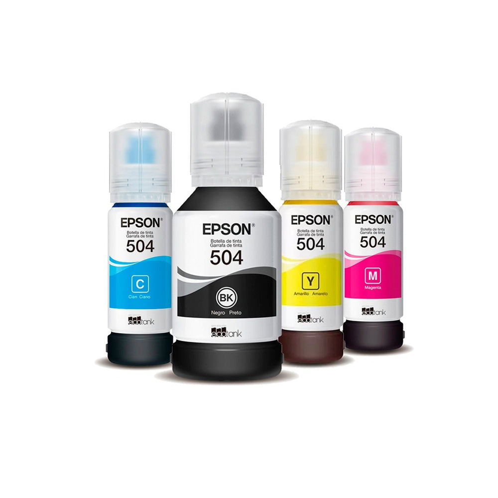 Tinta Epson T504 504 Original X 4 Unidades L4150 L4160 L4260 L6171 L6270 L6191 L14150